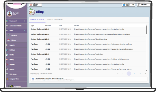 Billing & invoices